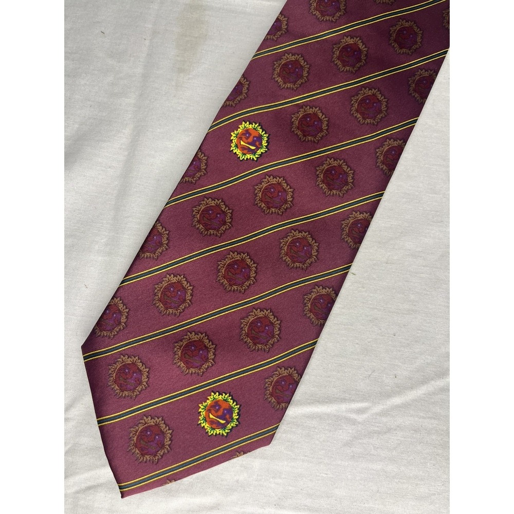 NWT Robin Ruth Tie Ted & Gold 100% Silk